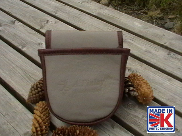 leather shooters cartridge bag pouch
